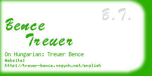 bence treuer business card